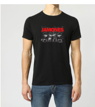 Camiseta para Hombre Kukuxumusu Jamones por 9.99€