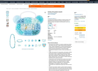 Kit para hacer Pulseras 378 Piezas GoGou por solo 8,57€