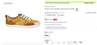 Zapatillas Munich Swing 12 por 28,85€