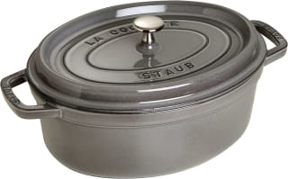 Staub pan - ovaal - 27 cm - grafietgrijs voor €107,20 bij Amazon