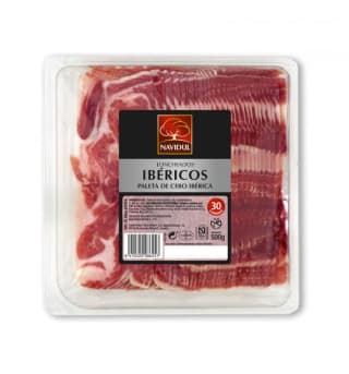 NAVIDUL LONCHEADO JAMÓN PALETA IBÉRICA 500 GRS 2,40€ 100gr por 11,99€