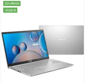 Portátil Asus F1500EA-EJ3107 a tan solo 389€