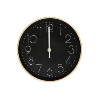 Relógio de Parede da Casambiente na cor preta de 20cm - Casambiente - R$ 27,12