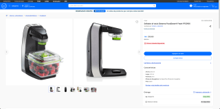 Sellador al vacío Sistema FoodSaver® Fresh FFS010X por solo $19.990