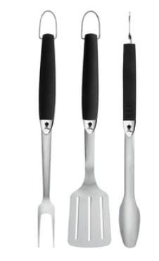 Weber Gereedschapsset 3-delig roestvast staal zwart voor €20,40 bij Karwei