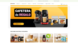 Cafetera TASSIMO y 10 paquetes café por 49,99€