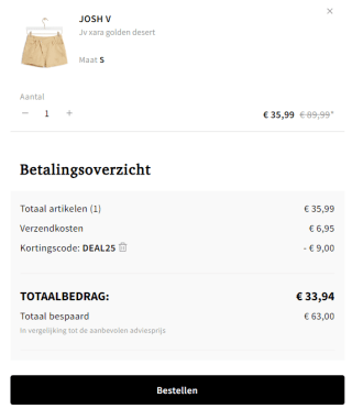 25% extra korting bij Otrium