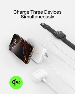 Belkin BoostCharge Pro Draadloos opladen Wit voor €59,99 bij Amazon