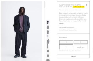 Chaquetas americanas Zara por 19,99€