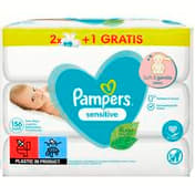 Pampers Sensitive Babydoekjes 6 x 52 stuks voor €5,19 bij Kruidvat