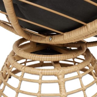 Ronde rotan loungestoel met luxe kussen voor €99 bij de Action