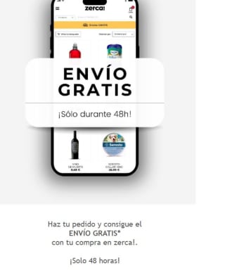 Envíos gratis en los pedidos superiores a 19,99 € en Zerca