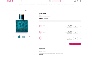 VERSACE Eros Eau de Parfum 100ml por 55,95€
