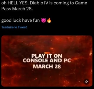 Diablo IV gratis te spelen voor Game Pass-abonnees op pc- en Xbox-consoles