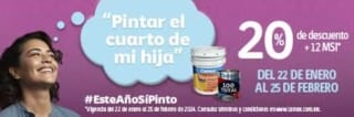 20% de descuento en Comex y 12 MSI