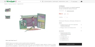 Set accesorios jumbo con material papeleria Snoopy CyP Brands naranja multicolor por 9,95€
