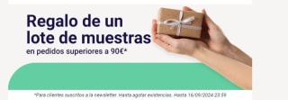 Regalo de un lote de muestras en pedidos de +90€