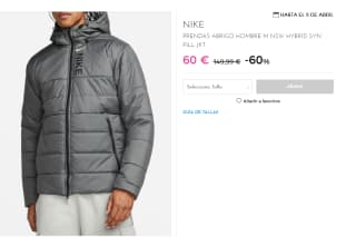 Chaqueta para Hombre Nike NSW HYBRID SYN FILL por 60€