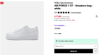 AIR FORCE 1 '07 - Sneakers laag -voor €71,95 bij Zalando