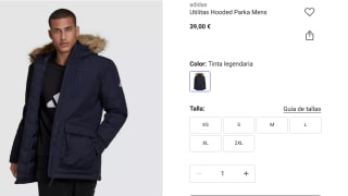 Chaqueta para Hombre Adidas Parka Utilitas Hooded por 39€