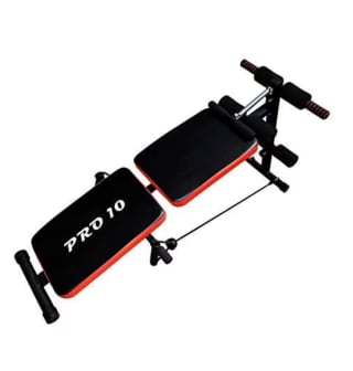 Banco de Musculación Plegable y Ajustable Fit-Force PRO10 capacidad 95Kg por 23,39€