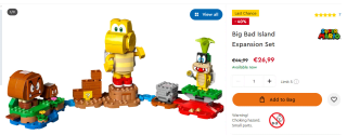 LEGO Super Mario Big Bad Island Expansion Set - 71412 voor €26,99 bij LEGO