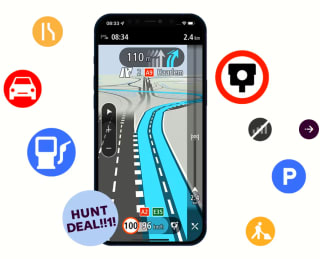 Voucher voor Tomtom Go Navigatie app, 12 maanden voor €0,50 bij Ibood
