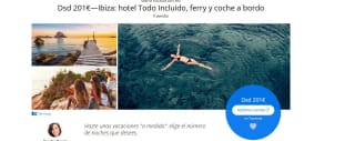 Ibiza: hotel Todo Incluido, ferry y coche a bordo desde 201€ pxp (3 noches)