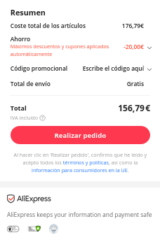 POCO M6 Pro 8GB 256GB versión global por 156,79€