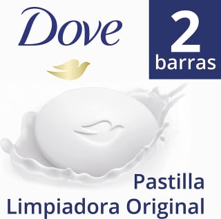 Jabón Dove en Pastilla Limpiadora 2 90g por 1,51€