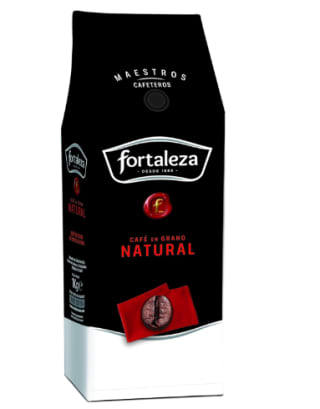 2x Café Fortaleza, café en Grano Natural 1000gr por 17.33€