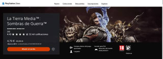 Videojuego para Playstation 4 La Tierra Media™: Sombras de Guerra™ por  4,79€