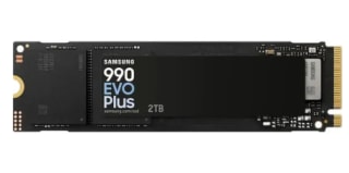 SSD interne M.2 NVMe Gen4 Samsung 990 EVO Plus - 2 To, TLC 3D, Jusqu'à 7250-6300 Mo/s (MZ-V9S2T0BW) à 165,05€