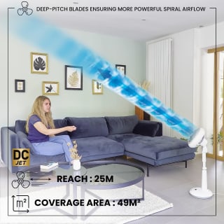 IRIS Woozoo by Ohyama STF-DC15T - Vloerventilator voor €72,45 bij Amazon