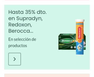 -35% Supradyn, Redoxon y Berocca desde Dosfarma.