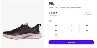 Zapatillas de Running para Mujer Fila BERYLLIUM por 38.99€