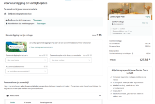 Center parcs Bungalow Race: vanaf €17 p.p. per nacht