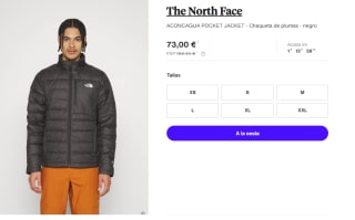 Chaqueta de Plumas de Hombre The North Face ACONCAGUA POCKET JACKET por 73€