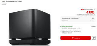 Bose Bass Module 500 voor €359 bij Amazon.nl