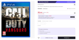 Juego PS4 Call of Duty: Vanguard 32.55€ (Cuenta Nueva 20.55€)