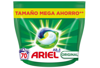 Ariel All-in-One Detergente Lavadora Líquido en pastillas 70 Lavados por 28,10€