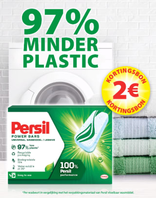 €2 korting op Persil Power Bars via e-coupon