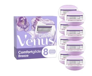 8 Recambios Venus Gillette Comfortglide Breeze por solo 16,51€