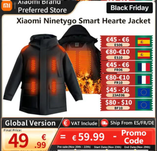 Xiaomi NINETYGO Electric Smart Heating (black friday)