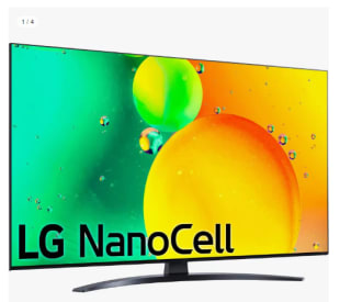Televisor LG 43NANO766QA 43" LED NanoCell UltraHD 4K HDR10 Pro por 335.69€ (Cuenta Nueva 323.69€)