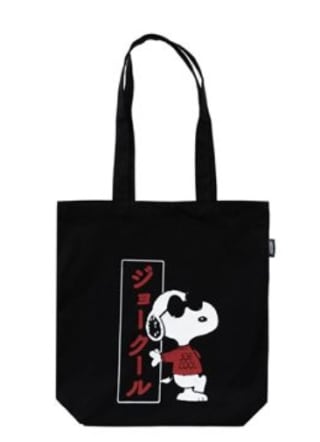 Bolsa de tela tote bag Snoopy Joe Cool de Erik por 9,90€.