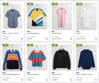 GANT Sale tot 75% korting bij Limango