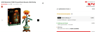 [DUITSLAND] LEGO Botanicals Chrysant (10368) voor €16,99 bij Mediamarkt DE