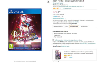 Videojuego para Ps4 Balan Wonderworld por sólo 8,95€