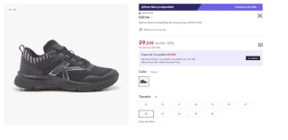 Zapatillas de Running Kelme Valencia por 29.23€ (Cuenta Nueva 17.5€)